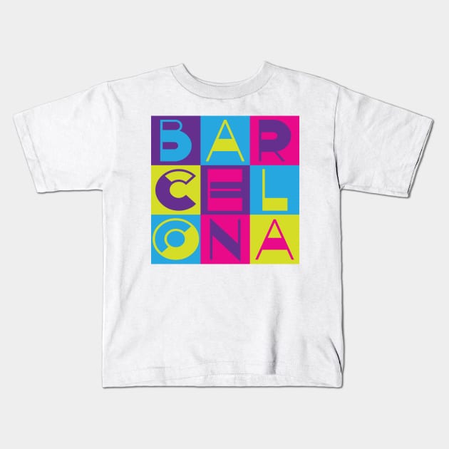 Barcelona Kids T-Shirt by defytees